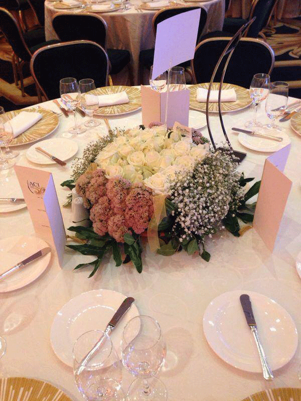 Event – event floral decoration by Les Trois Fleurs, Lebanon