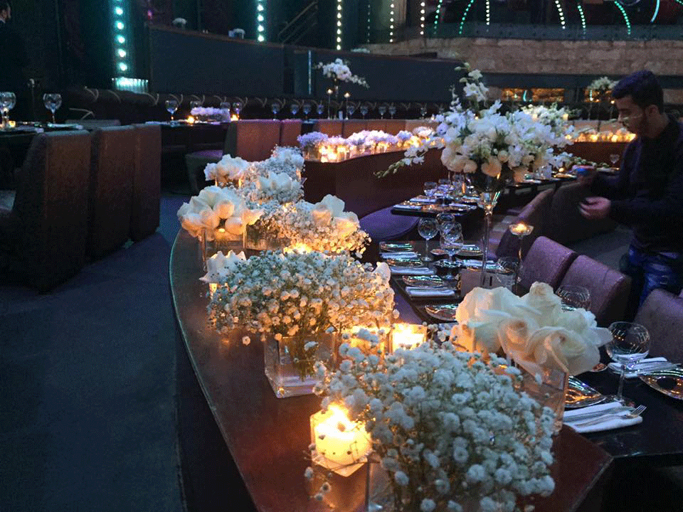 Event – event floral decoration by Les Trois Fleurs, Lebanon