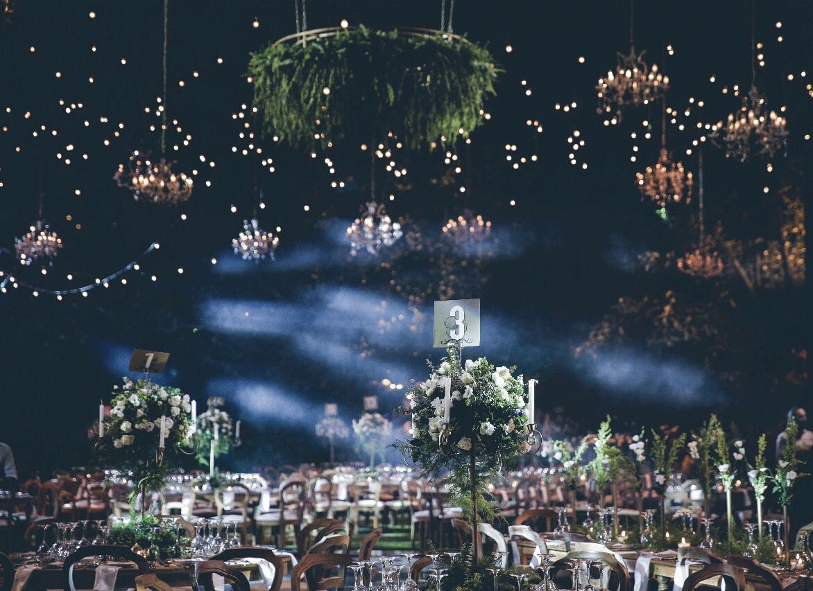 Ceremony – wedding floral design by Les Trois Fleurs, Lebanon