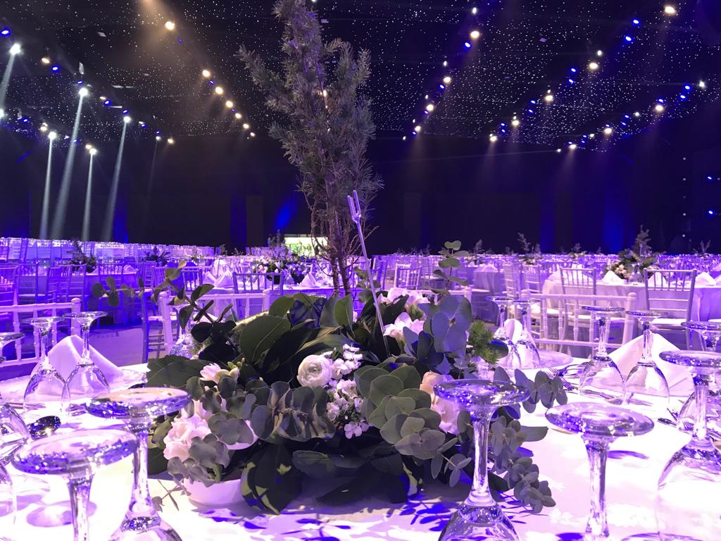 FPM Dinner – event floral decoration by Les Trois Fleurs, Lebanon