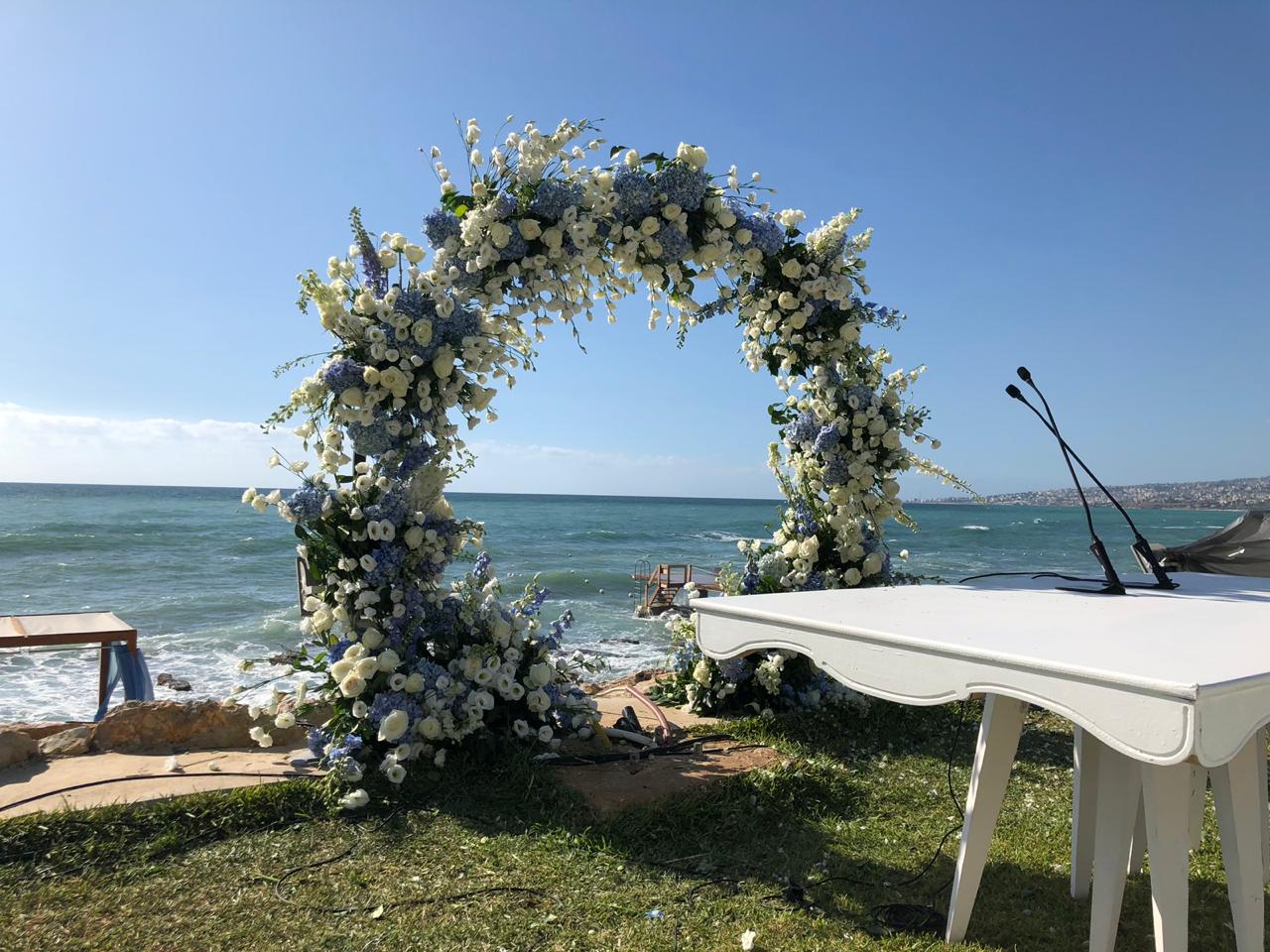 ARC – wedding floral design by Les Trois Fleurs, Lebanon
