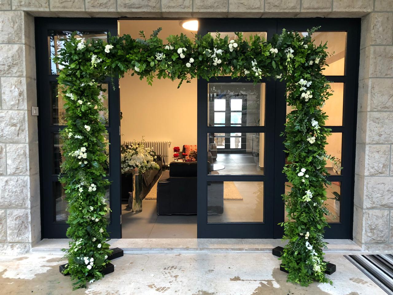 ARC – wedding floral design by Les Trois Fleurs, Lebanon