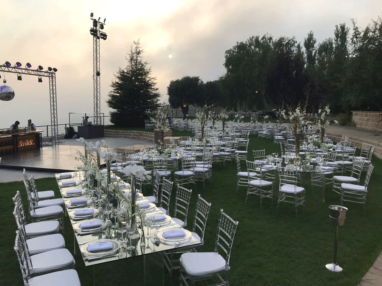 Ceremony – wedding floral design by Les Trois Fleurs, Lebanon